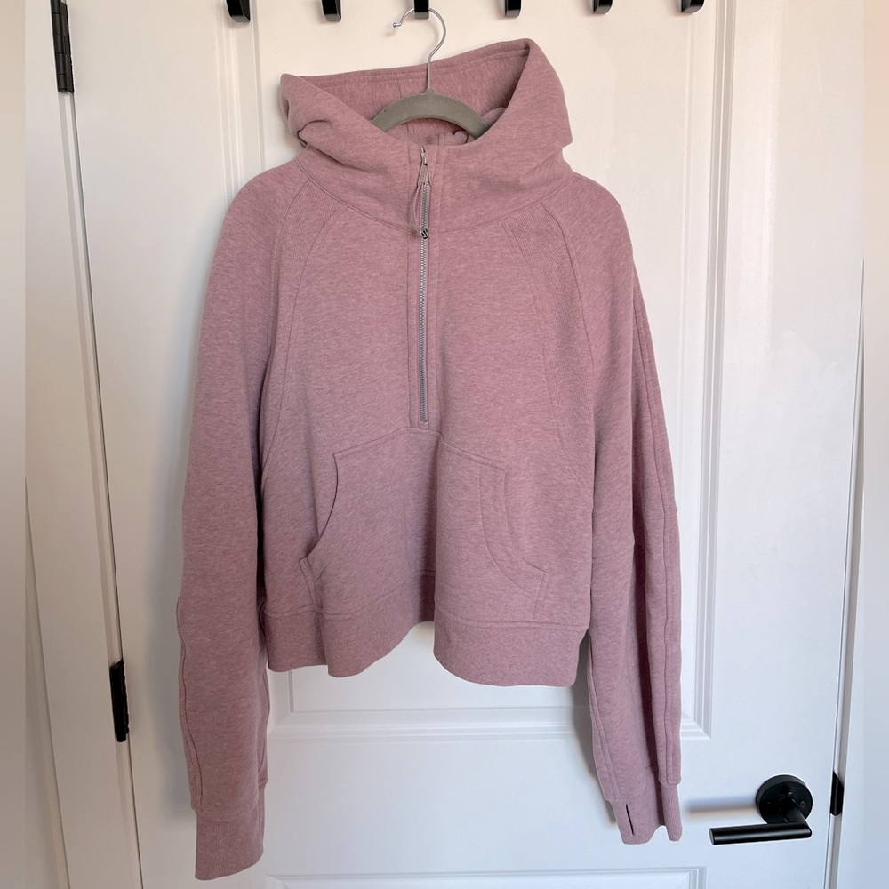 Lululemon oversized Scuba quarter-zip w/ hood (size M/L)